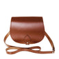 Handmade Leather Saddle Bag - Chestnut