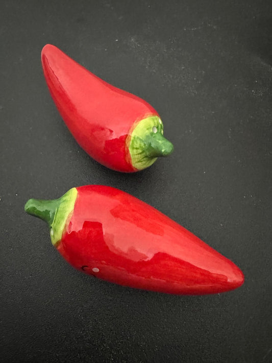 Salière et poivrière piments