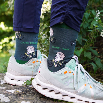 Chaussettes en bambou « Sauvez les Hérissons du Sport »