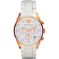 Emporio Armani AR5920 Ladies Rose Gold Chronograph Watch