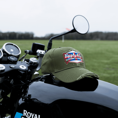 Union Jack Green Diamond Vintage Cap
