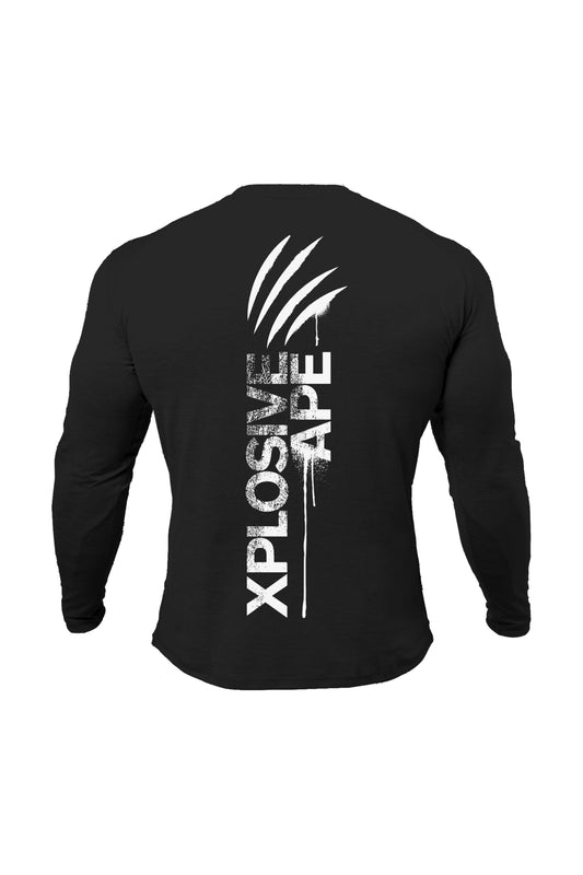 XAPE Claw Long Sleeve Tee - Black