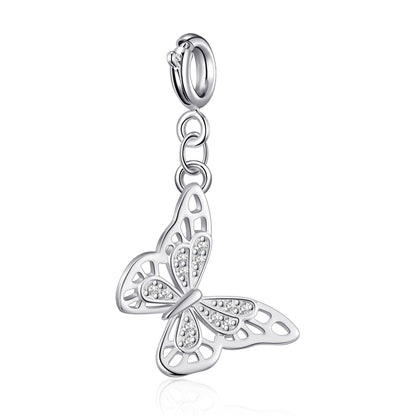 Clip On Charms Created with Zircondia® Crystals