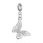 Clip On Charms Created with Zircondia® Crystals