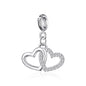 Clip On Charms Created with Zircondia® Crystals