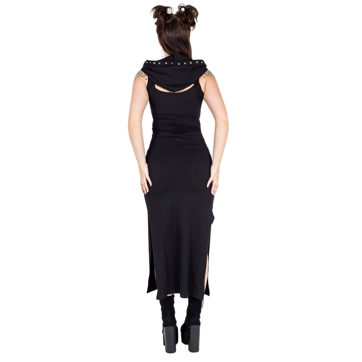 Vixxsin Cora Hooded Sleeveless Maxi Dress - Size UK 12 Left Only!
