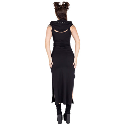Vixxsin Cora Hooded Sleeveless Maxi Dress - Size UK 12 Left Only!