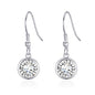 Crystal Drop Earrings Created with Zircondia® Crystals