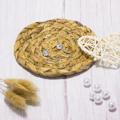 Crystal Drop Earrings Created with Zircondia® Crystals