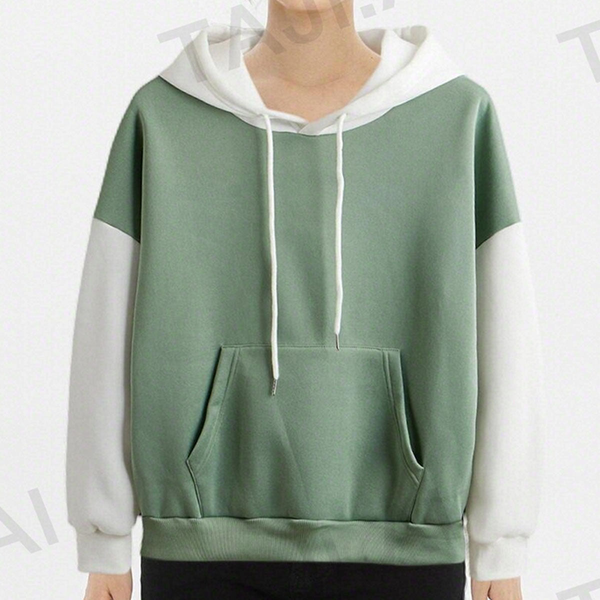 Women's Loose Patchwork Hoodies
