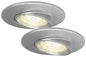 4lite WiZ Connected Fire-Rated IP20 GU10 Smart Adjustable LED Downlight - Satin Chrome