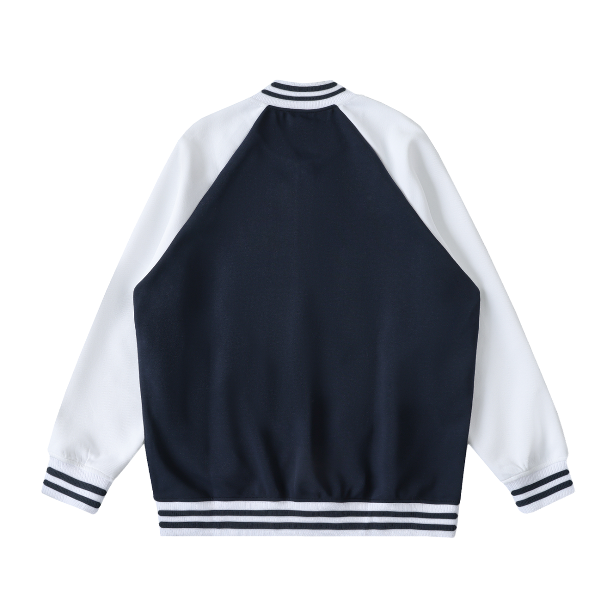 Waran Two Tone Raglan Sleeve Varsity Jacket