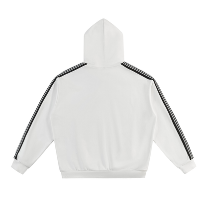 Waran Side Stripe Drop-Shoulder Hoodie