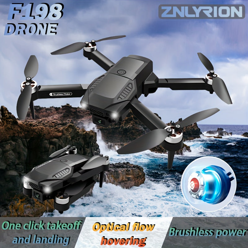 ESULOMP Brushless Drone - HD Dual Camera RC Quadcopter F196