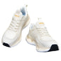 Baskets pour femme roses et blanches en maille – Légères, chaussures de course toutes saisons avec semelle EVA antidérapante et doublure en tissu doux