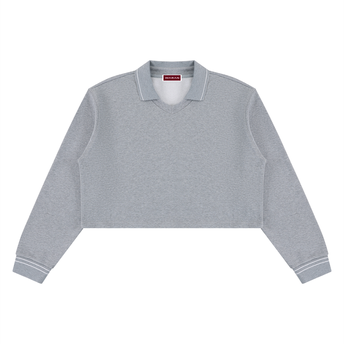 Women's Crop Collared Sweatshirt 410GSM