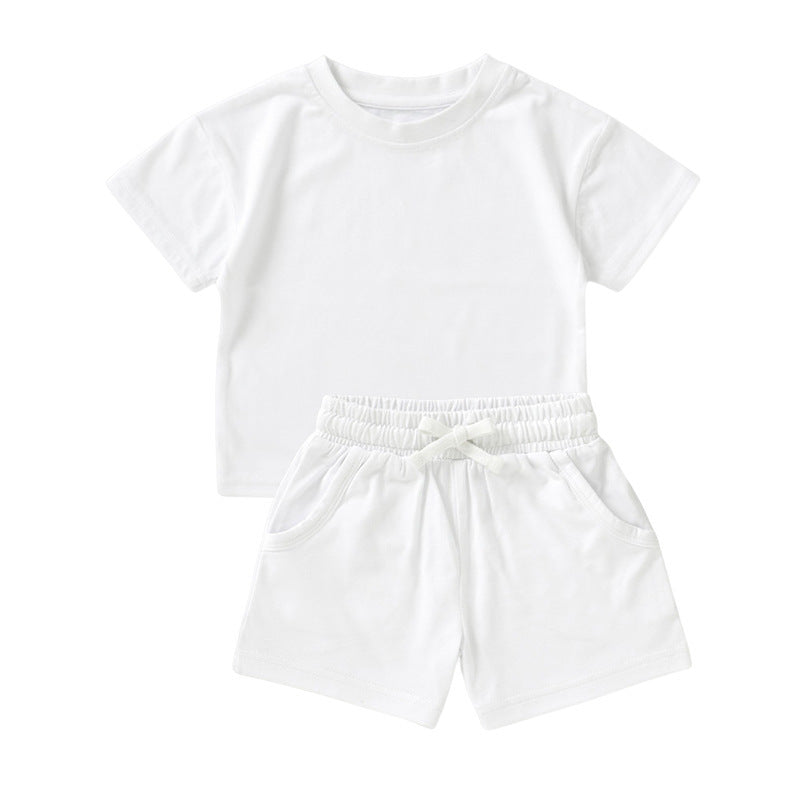 Baby Organic Cotton Shorts Suit