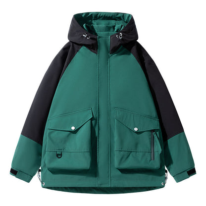 Mens Multi-color Coat Functional Shell Jacket