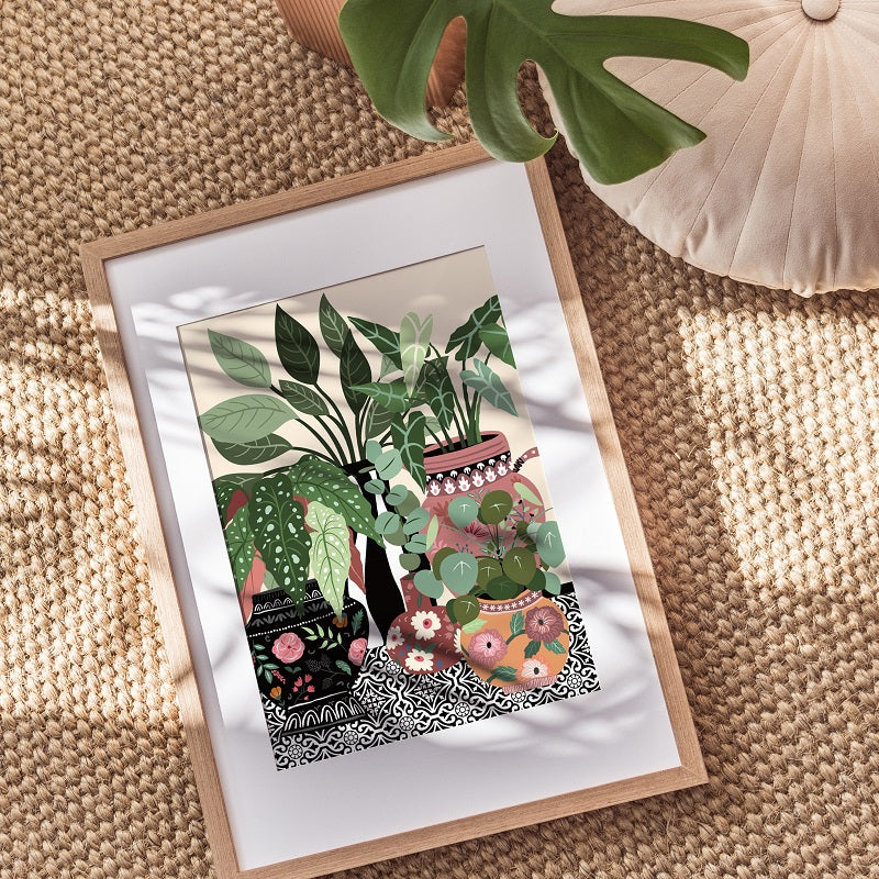 BOHO VASES COLLECTION PRINT