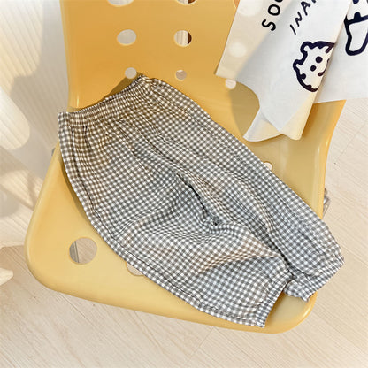 Children's Double-Layer Gauze Breathable Trousers