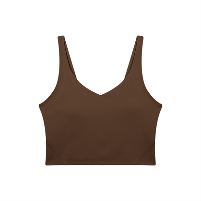 Women's V-Neck Yoga Sports Bra