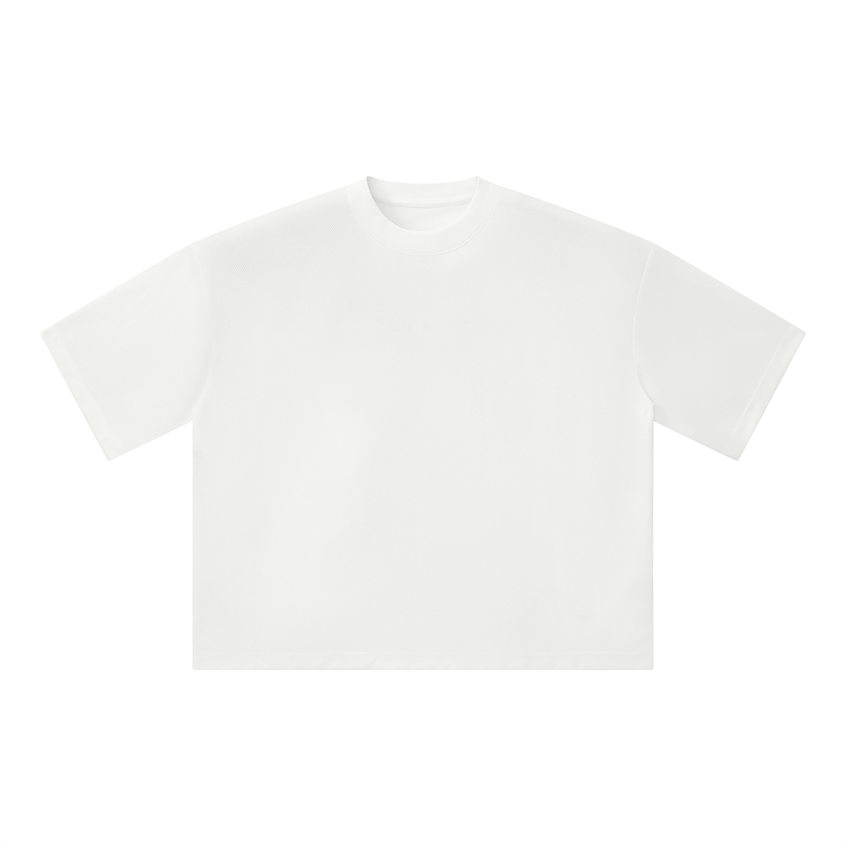 Unisex Boxy Mesh Crewneck T-Shirt