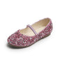 Girls Sequins Crystal Toe Cap