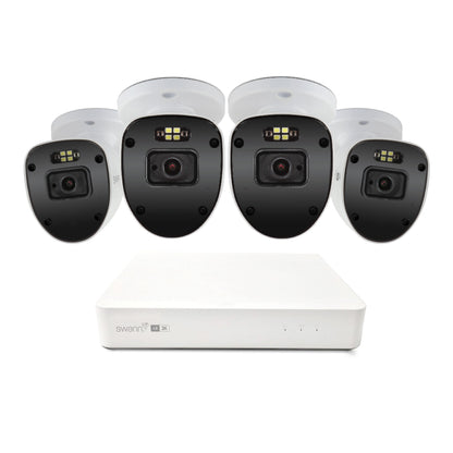 Swann AdvancedX 5MP 1TB 8-Channel Wired PoE NVR CCTV with 4 Bullet Camera Kit