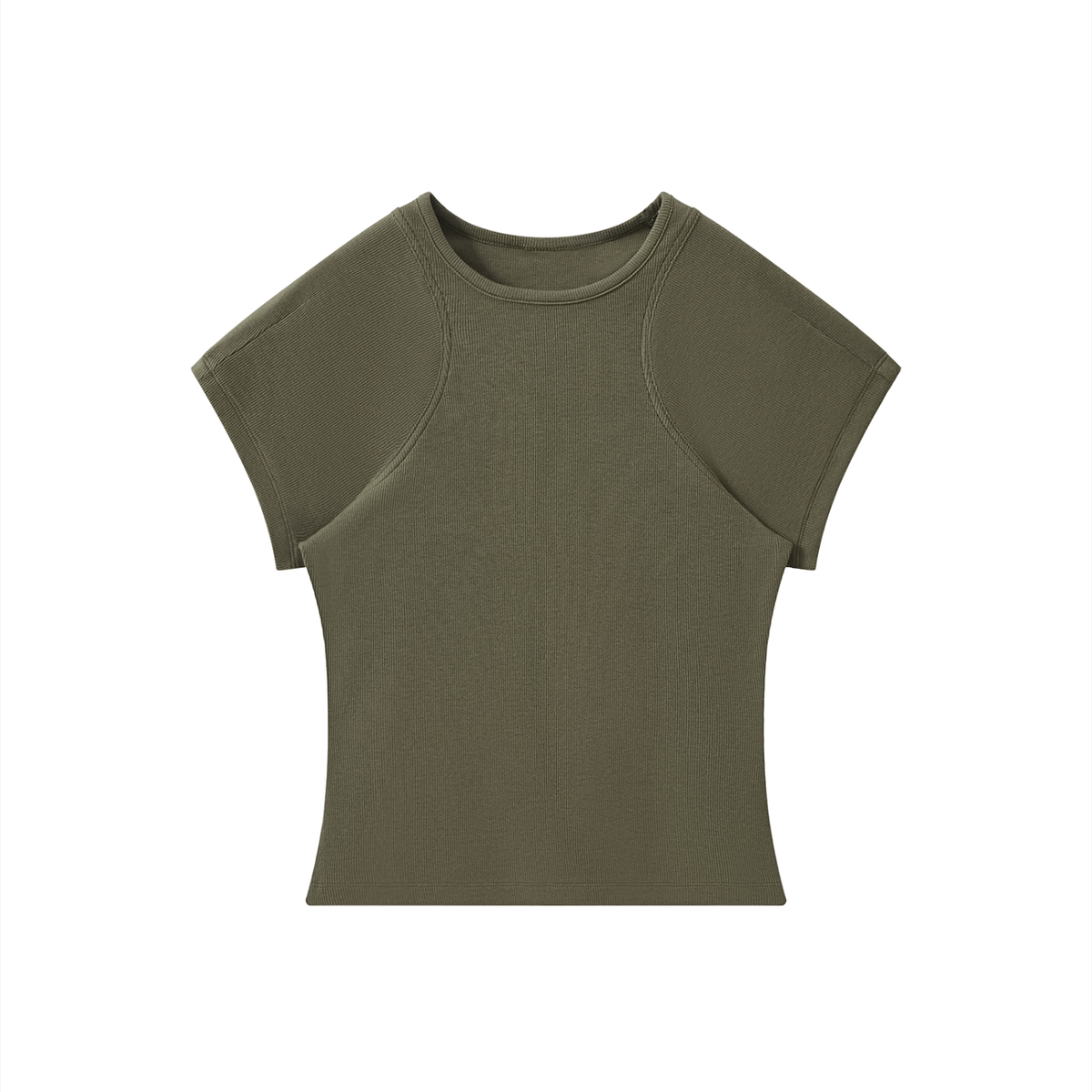 Women's Slim Fit Paneling T-Shirt 260GSM