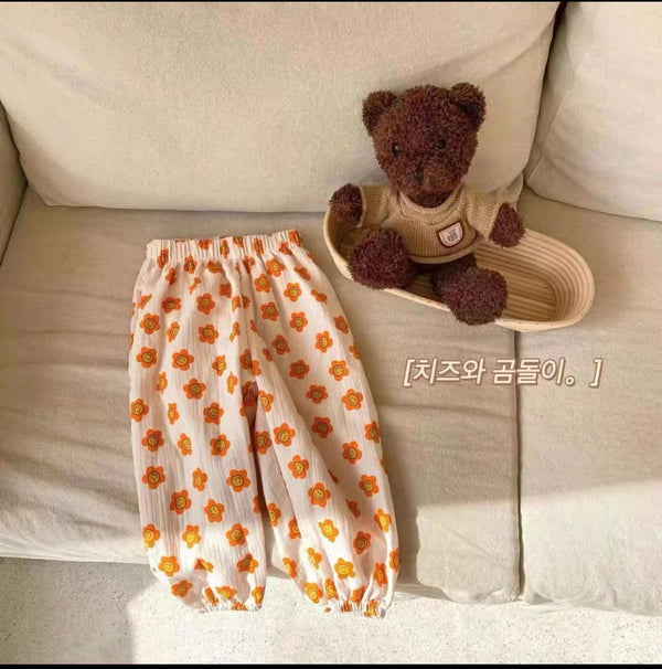 Korean-Style Ankle-Tie Cropped Pants