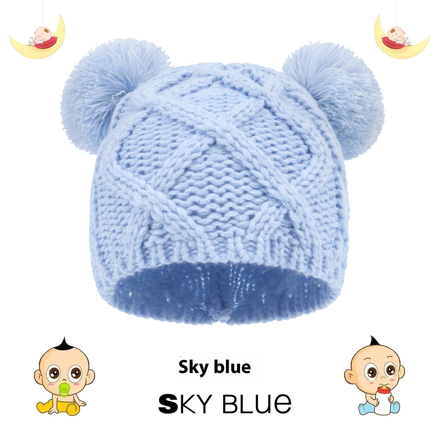 Children's Knitted Wool Hat