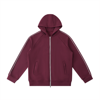 Waran Heavyweight Raglan Sleeve Zip Hoodie