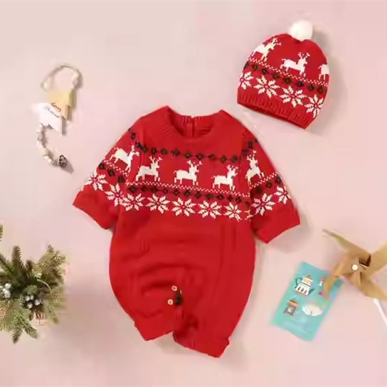 Baby Knitted Jumpsuit Romper
