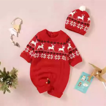 Baby Knitted Jumpsuit Romper