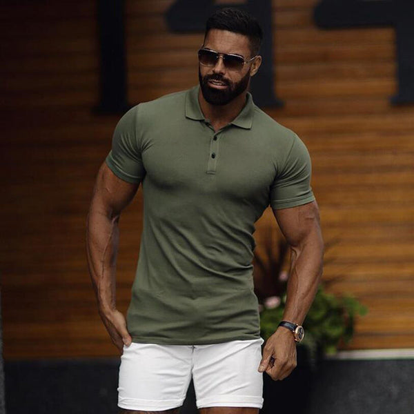 Sports Polo Shirt Summer Short-sleeved