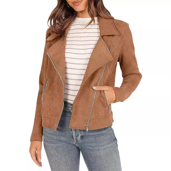 Zipper Pocket Short Coat