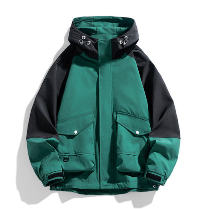 Mens Multi-color Coat Functional Shell Jacket