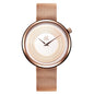 Shengke women's steel mesh waterproof quartz watch