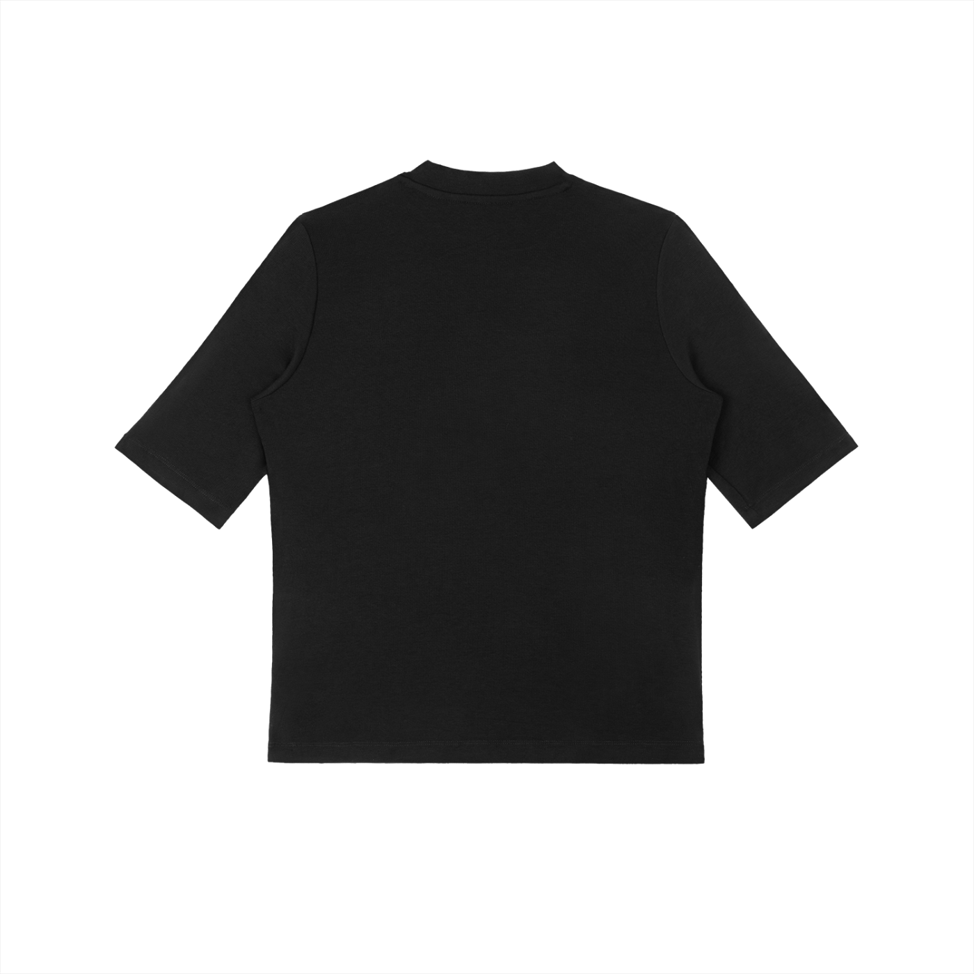 Womens Mock Neck Short Sleeve T-Shirt