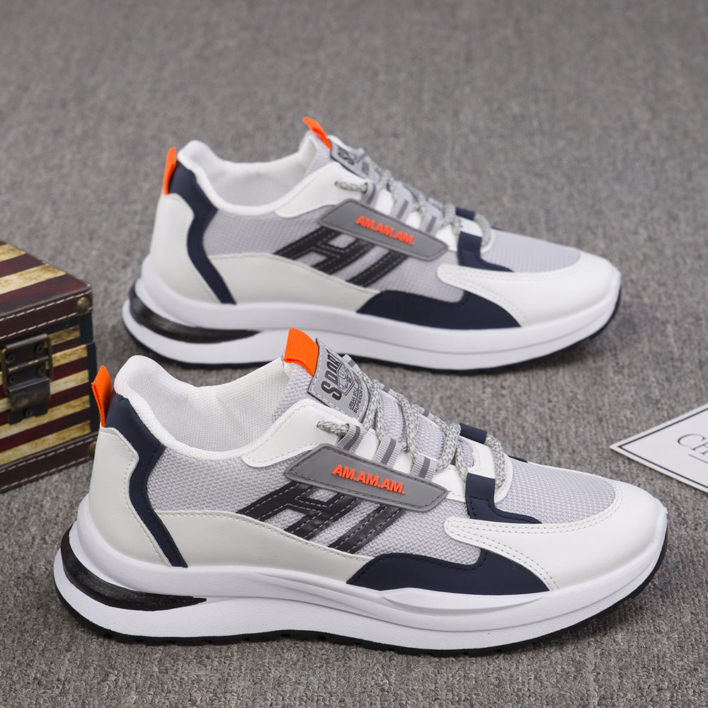 Nouvelles baskets pour hommes, maille tissée respirante, chaussures de course décontractées