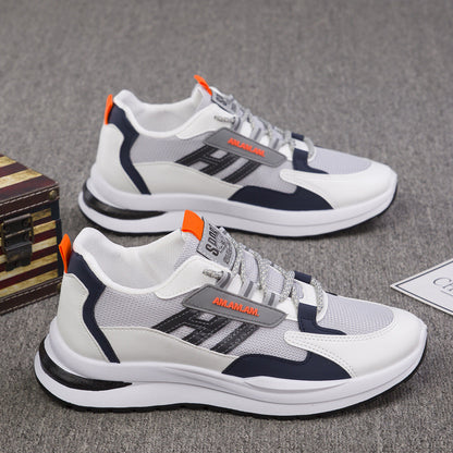Nouvelles baskets pour hommes, maille tissée respirante, chaussures de course décontractées