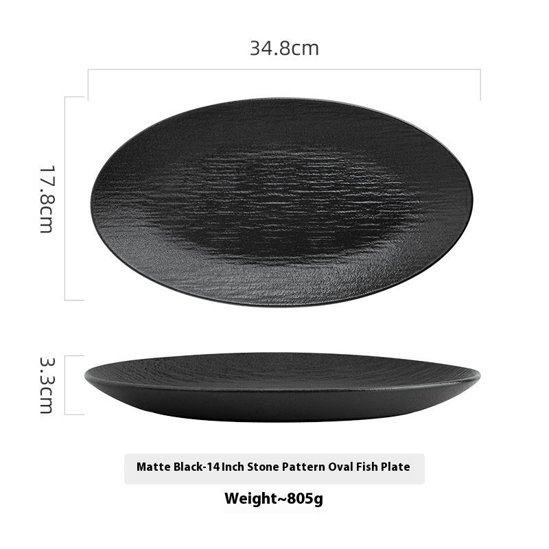 Ceramic Oval Dish plate
