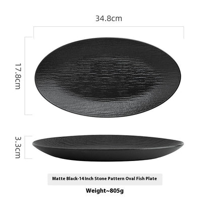 Ceramic Oval Dish plate