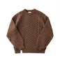 Mens Thickened Knitting Retro Lantern Sweater