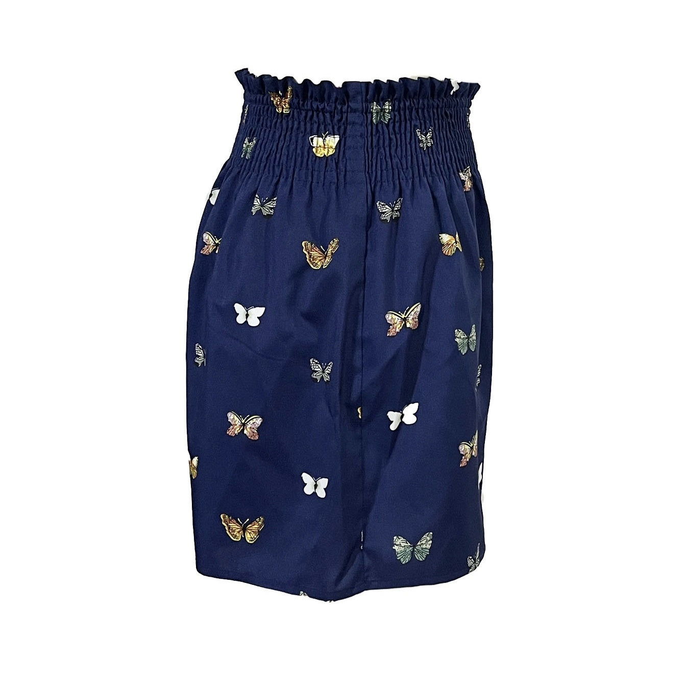 Womens Butterfly Print Casual Shorts