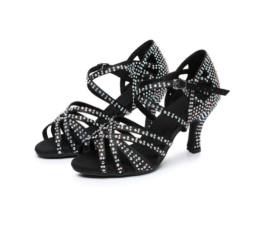 Chaussures de danse latine Diamond pour femmes, chaussures de danse à semelle souple