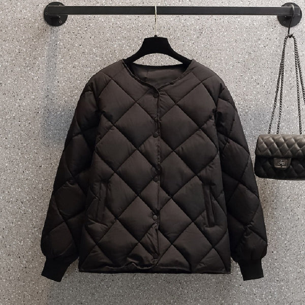 Doudoune Courte Femme Hiver Style Coréen Légère