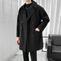 Mid-length Trench Woolen Coat