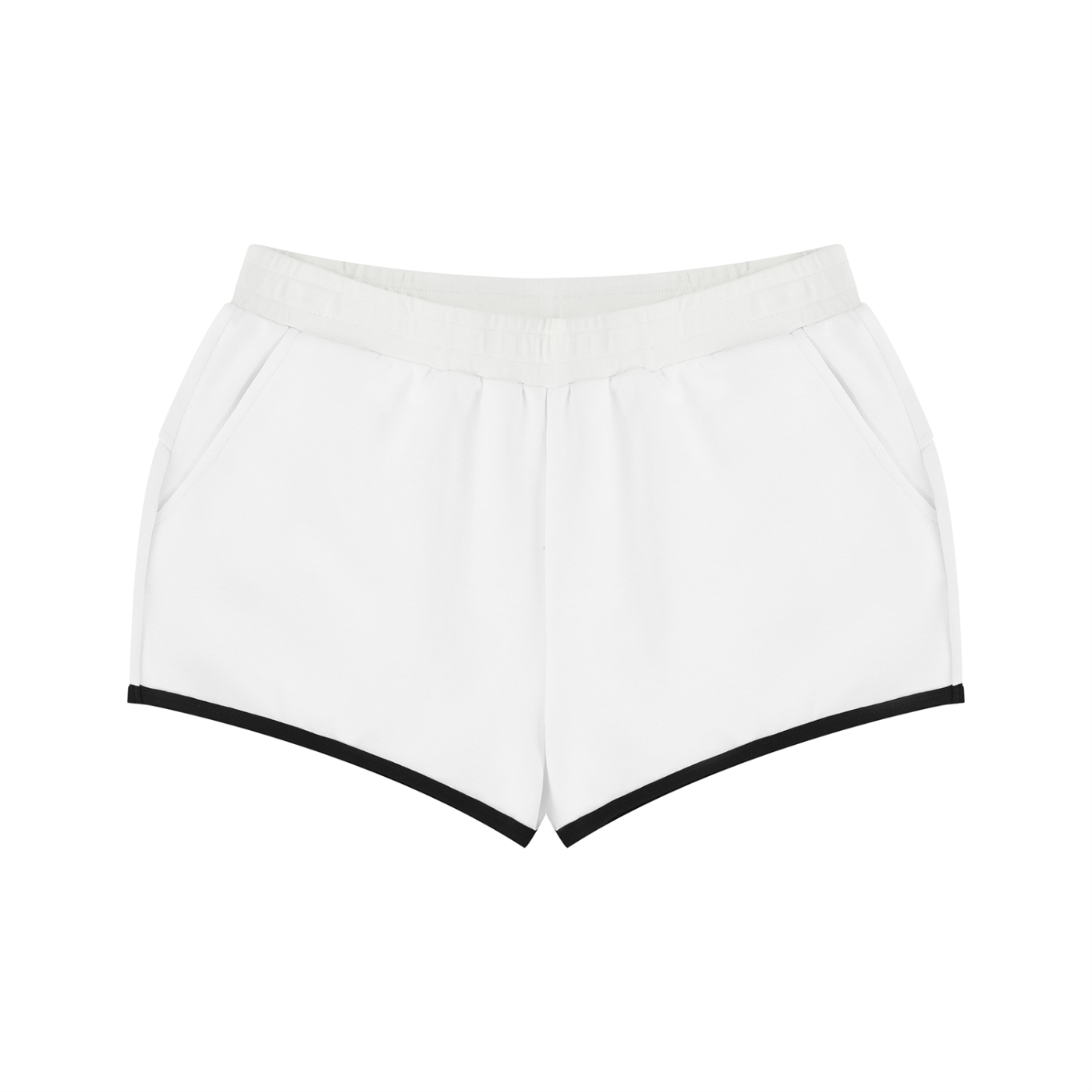 Women's Retro Contrast Binding Shorts