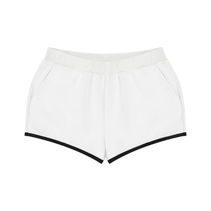 Women's Retro Contrast Binding Shorts
